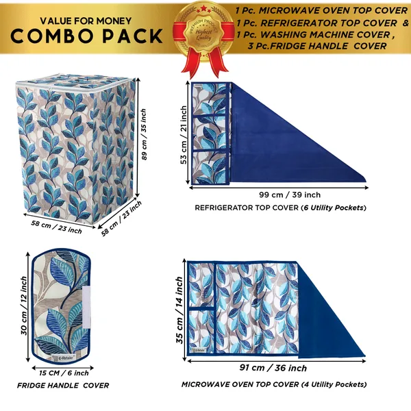 Appliance_Cover_Combo_Set_of_(1_Pc._Fridge_Top_Cover_+_3_Pcs._Fridge_Handle_Cover_+_1_Pc._Microwave_Oven_Top_Cover_+_1_Pc._Top_Load_Washing_Machine_Cover)
