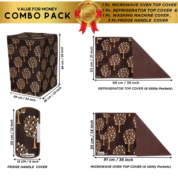 Appliance_Cover_Combo_Set_of_(1_Pc._Fridge_Top_Cover_+_3_Pcs._Fridge_Handle_Cover_+_1_Pc._Microwave_Oven_Top_Cover_+_1_Pc._Top_Load_Washing_Machine_Cover)