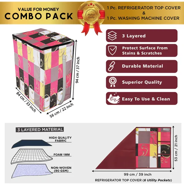 Appliances_Cover_Combo_Set_of_(1_Pc._Fridge_Top_Cover_+_1_Pc._Semi_Automatic_Washing_Machine_Cover_)