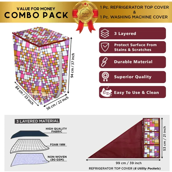 Appliances_Cover_Combo_Set_of_(1_Pc._Fridge_Top_Cover_+_1_Pc._Semi_Automatic_Washing_Machine_Cover_)