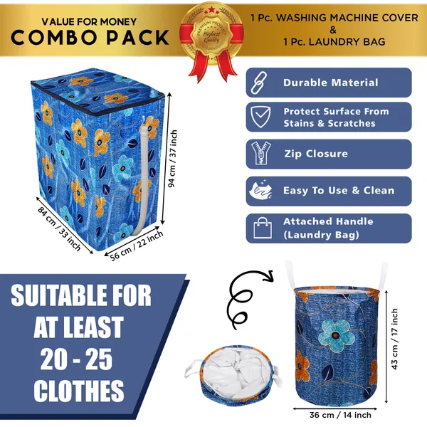 Appliances_Cover_Combo_Set_of_(1_Pc._Semi_Automatic_Washing_Machine_Cover_+_1_Pc._Foldable_Laundry_Bag_)