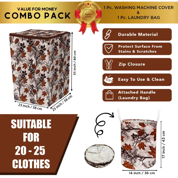 6_Pcs_Of_Cover_Appliances_Cover_Combo_Set_of_(1_Pc._Fridge_Top_Cover_+_1_Pc._Fridge_Handle_Cover_+_6_Pcs._Fridge_Mat_+_1_Pc._Wall_Hanging_Storage_Organizer)