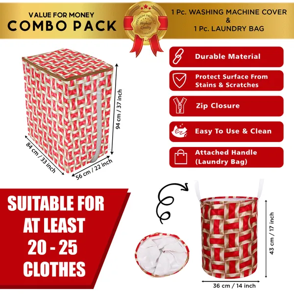 Appliances_Cover_Combo_Set_of_(1_Pc._Semi_Automatic_Washing_Machine_Cover_+_1_Pc._Foldable_Laundry_Bag_)