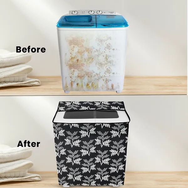 Appliances_Cover_Combo_Set_of_(1_Pc._Semi_Automatic_Washing_Machine_Cover_+_1_Pc._Foldable_Laundry_Bag_)