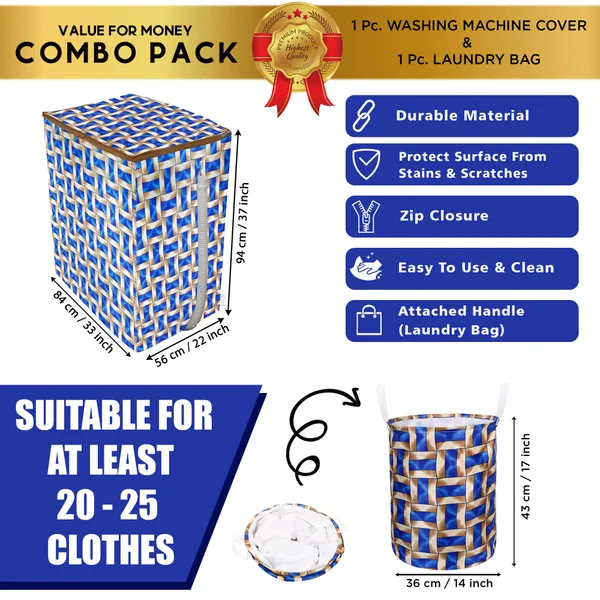 Appliances_Cover_Combo_Set_of_(1_Pc._Semi_Automatic_Washing_Machine_Cover_+_1_Pc._Foldable_Laundry_Bag_)