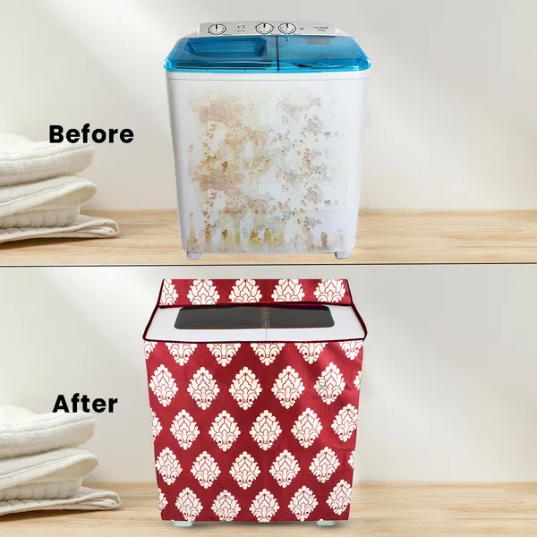 Appliances_Cover_Combo_Set_of_(1_Pc._Semi_Automatic_Washing_Machine_Cover_+_1_Pc._Foldable_Laundry_Bag_)