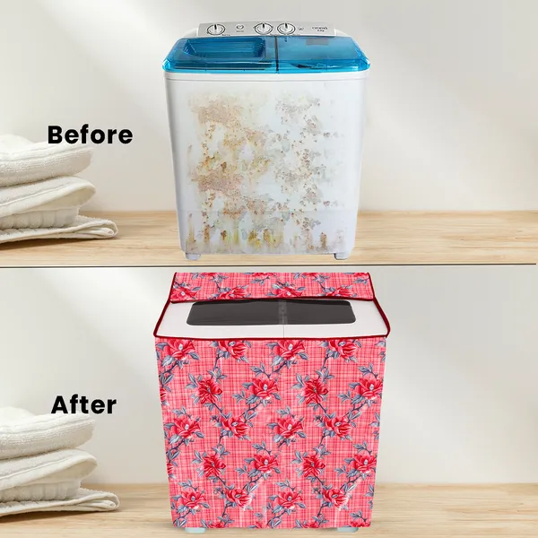 Appliances_Cover_Combo_Set_of_(1_Pc._Semi_Automatic_Washing_Machine_Cover_+_1_Pc._Foldable_Laundry_Bag_)