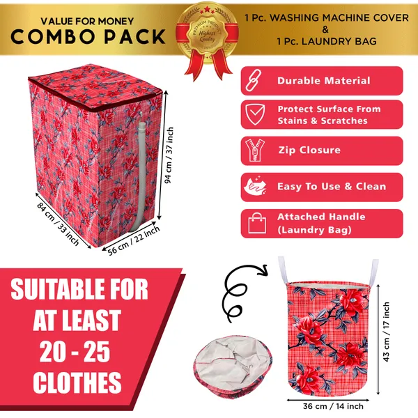 Appliances_Cover_Combo_Set_of_(1_Pc._Semi_Automatic_Washing_Machine_Cover_+_1_Pc._Foldable_Laundry_Bag_)