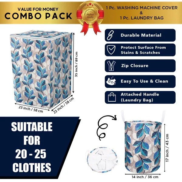 Appliances_Cover_Combo_Set_of_(1_Pc._Top_Load_Washing_Machine_Cover_+_1_Pc._Foldable_Laundry_Bag)
