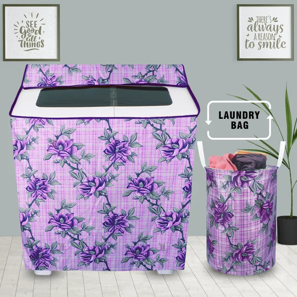 Appliances_Cover_Combo_Set_of_(1_Pc._Semi_Automatic_Washing_Machine_Cover_+_1_Pc._Foldable_Laundry_Bag_)