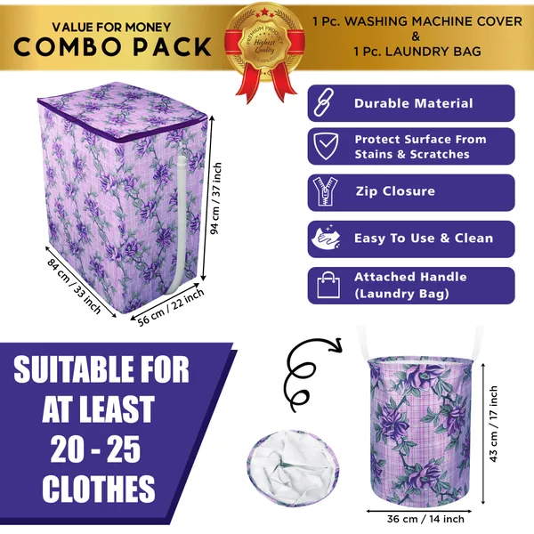 Appliances_Cover_Combo_Set_of_(1_Pc._Semi_Automatic_Washing_Machine_Cover_+_1_Pc._Foldable_Laundry_Bag_)