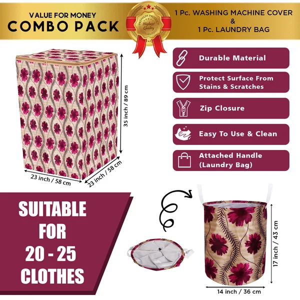 Appliances_Cover_Combo_Set_of_(1_Pc._Top_Load_Washing_Machine_Cover_+_1_Pc._Foldable_Laundry_Bag)