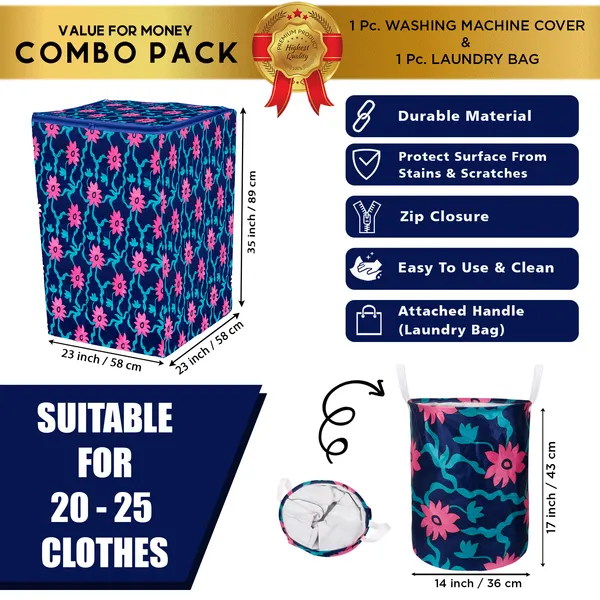 Appliances_Cover_Combo_Set_of_(1_Pc._Top_Load_Washing_Machine_Cover_+_1_Pc._Foldable_Laundry_Bag)