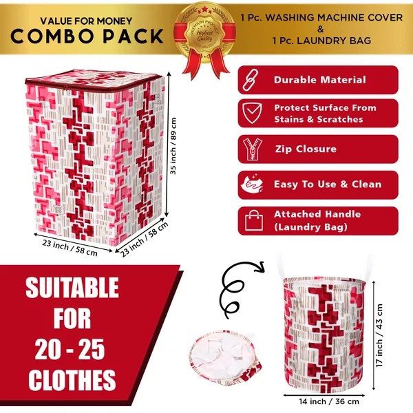 Appliances_Cover_Combo_Set_of_(1_Pc._Top_Load_Washing_Machine_Cover_+_1_Pc._Foldable_Laundry_Bag)