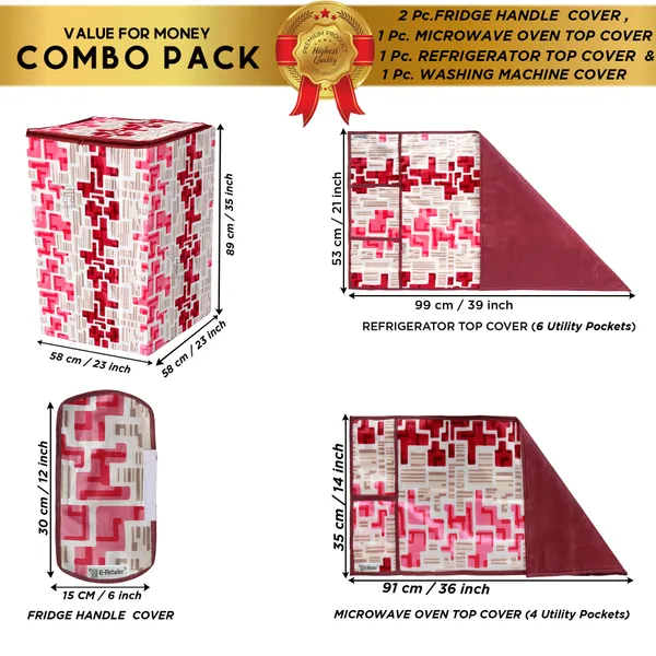 Appliance_Cover_Combo_Set_of_(1_Pc._Fridge_Top_Cover_+_2_Pcs._Fridge_Handle_Cover_+_1_Pc._Microwave_Oven_Top_Cover_+_1_Pc._Top_Load_Washing_Machine_Cover)