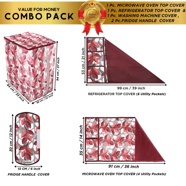 Appliances_Cover_Combo_Set_of_(1_Pc._Fridge_Top_Cover_+_2_Pcs._Fridge_Handle_Cover_+1_Pc._Microwave_Oven_Top_Cover_+_1_Pc._Semi_Automatic_Washing_Machine_Cover)