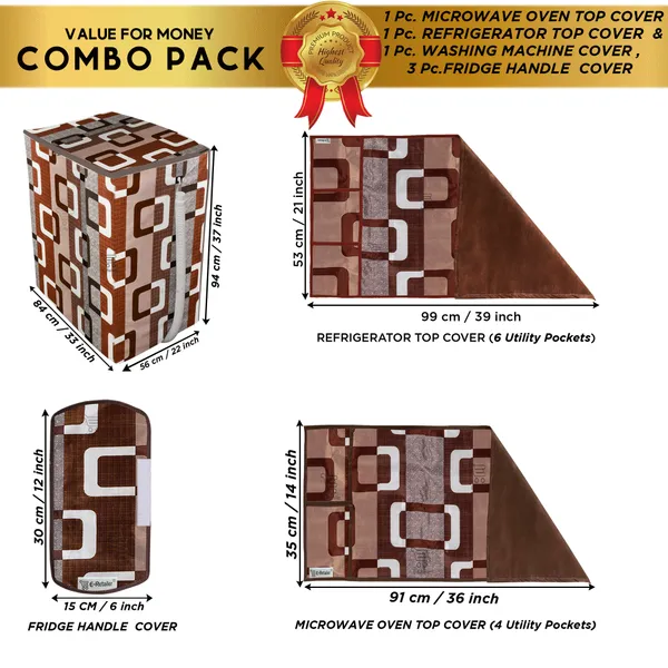Appliances_Cover_Combo_Set_of_(1_Pc._Fridge_Top_Cover_+_3_Pcs._Fridge_Handle_Cover_+_1_Pc._Microwave_Oven_Top_Cover_+_1_Pc._Semi_Automatic_Washing_Machine_Cover)