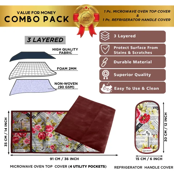 Appliances_Cover_Combo_Set_of_(1_Pc._Microwave_Oven_Top_Cover_+_1_Pc._Microwave_Handle_Cover)