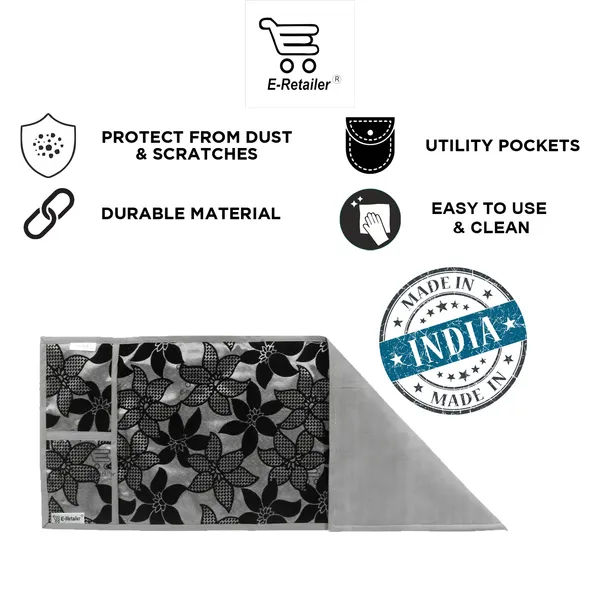 6_Pcs_Of_Cover_Appliance_Cover_Combo_Set_of_(1_Pc._Fridge_Top_Cover_+_1_Pc._Fridge_Handle_Cover_+_6_Pcs._Fridge_Mat)