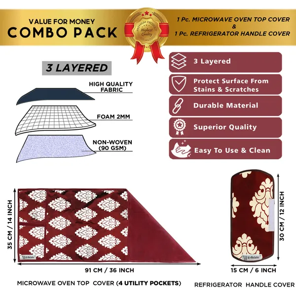 Appliances_Cover_Combo_Set_of_(1_Pc._Microwave_Oven_Top_Cover_+_1_Pc._Microwave_Handle_Cover)