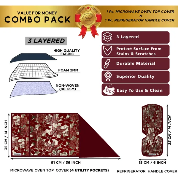 6_Pcs_Of_Cover_Multipurpose_Mats/Fridge_Mats/Refrigerator_Drawer_Mats_(Material-PP,_Color-Red,_Size-17.5X11.5_Inches)