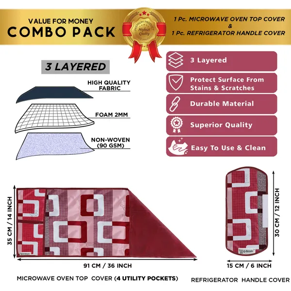 Appliances_Cover_Combo_Set_of_(1_Pc._Microwave_Oven_Top_Cover_+_1_Pc._Microwave_Handle_Cover)