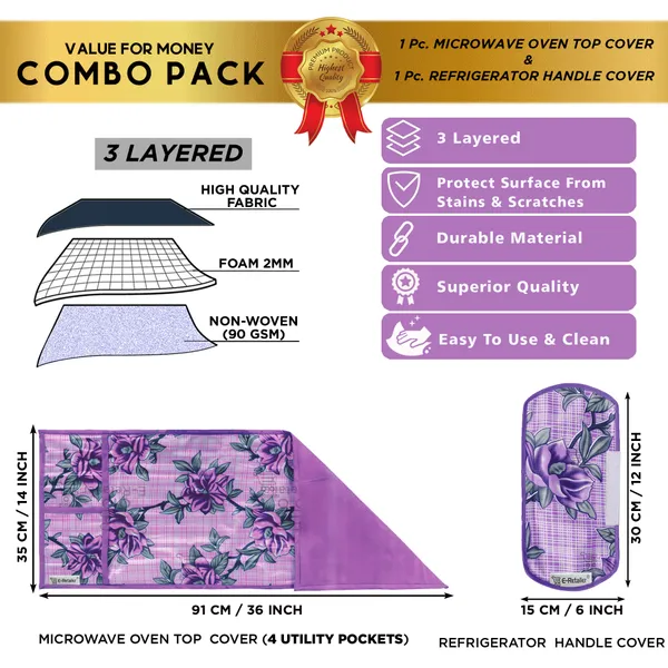 Appliances_Cover_Combo_Set_of_(1_Pc._Microwave_Oven_Top_Cover_+_1_Pc._Microwave_Handle_Cover)