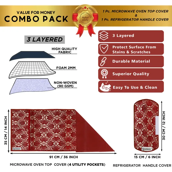Appliances_Cover_Combo_Set_of_(1_Pc._Microwave_Oven_Top_Cover_+_1_Pc._Microwave_Handle_Cover)