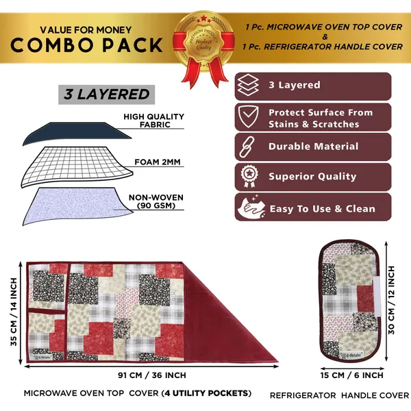 Appliances_Cover_Combo_Set_of_(1_Pc._Microwave_Oven_Top_Cover_+_1_Pc._Microwave_Handle_Cover)