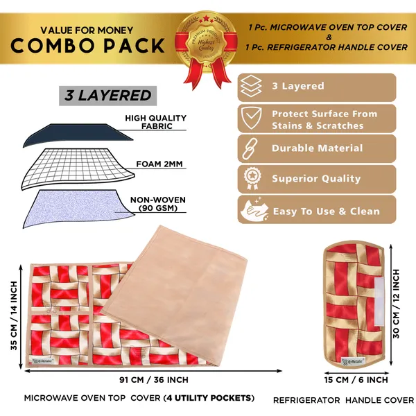 Appliances_Cover_Combo_Set_of_(1_Pc._Microwave_Oven_Top_Cover_+_1_Pc._Microwave_Handle_Cover)