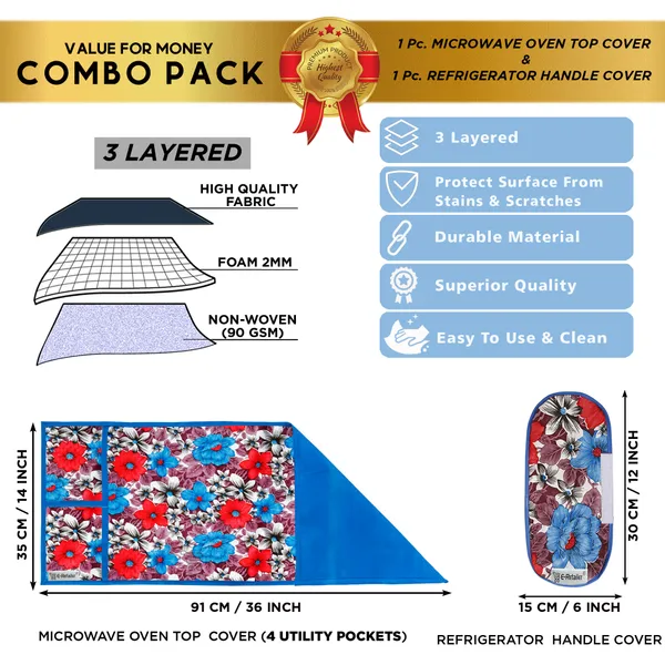 Appliances_Cover_Combo_Set_of_(1_Pc._Microwave_Oven_Top_Cover_+_1_Pc._Microwave_Handle_Cover)