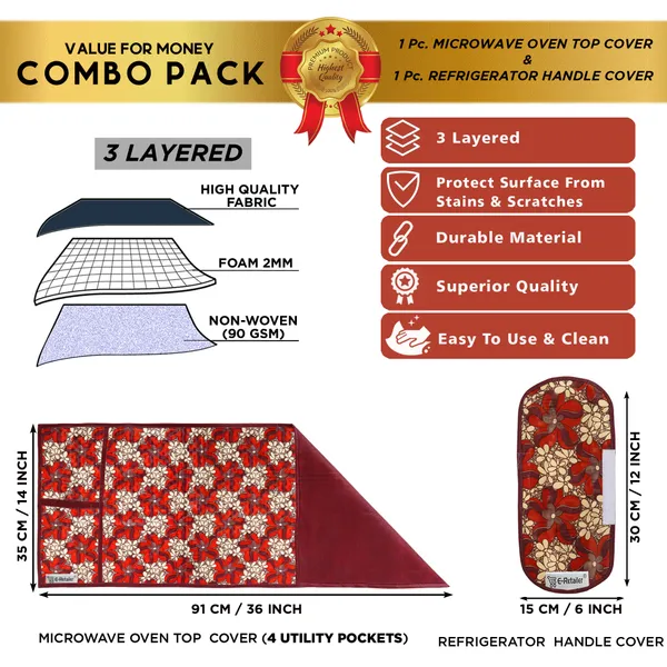 Appliances_Cover_Combo_Set_of_(1_Pc._Microwave_Oven_Top_Cover_+_1_Pc._Microwave_Handle_Cover)