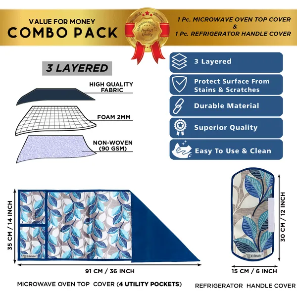 Appliances_Cover_Combo_Set_of_(1_Pc._Microwave_Oven_Top_Cover_+_1_Pc._Microwave_Handle_Cover)