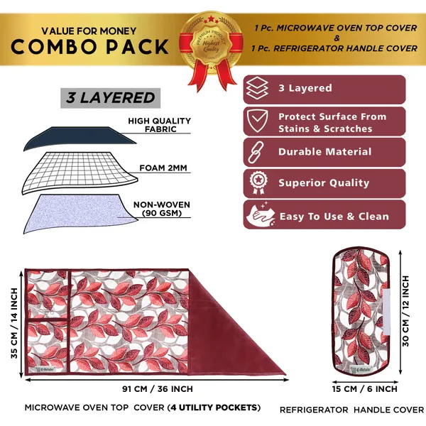 Appliances_Cover_Combo_Set_of_(1_Pc._Microwave_Oven_Top_Cover_+_1_Pc._Microwave_Handle_Cover)