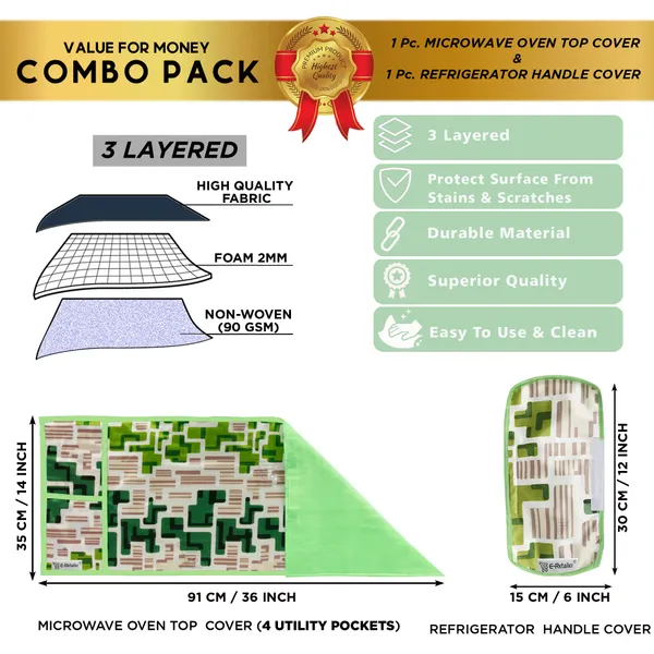 Appliances_Cover_Combo_Set_of_(1_Pc._Microwave_Oven_Top_Cover_+_1_Pc._Microwave_Handle_Cover)