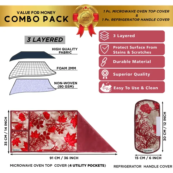 Appliances_Cover_Combo_Set_of_(1_Pc._Microwave_Oven_Top_Cover_+_1_Pc._Microwave_Handle_Cover)