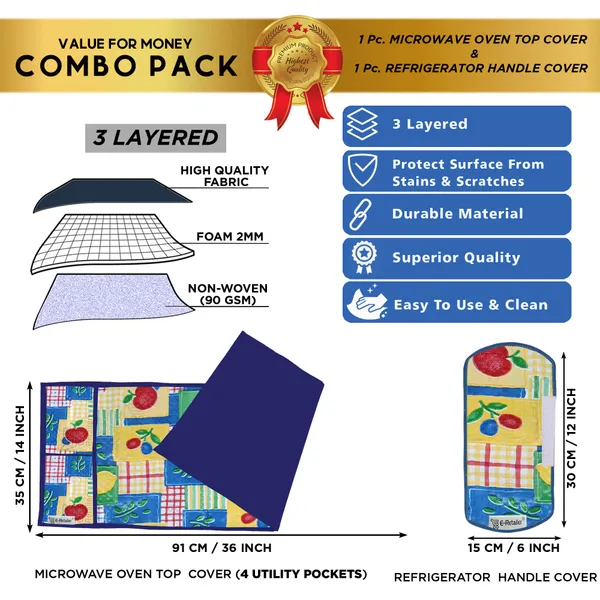 Appliances_Cover_Combo_Set_of_(1_Pc._Microwave_Oven_Top_Cover_+_1_Pc._Microwave_Handle_Cover)