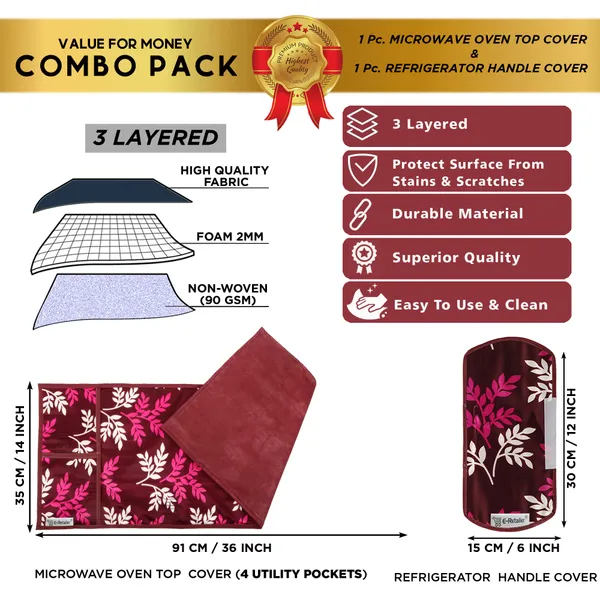 6_Pcs_Of_Cover_Multipurpose_Mats/Fridge_Mats/Refrigerator_Drawer_Mats_(Material-PP,_Color-Red,_Size-17.5X11.5_Inches)
