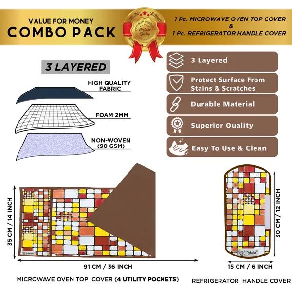 Appliances_Cover_Combo_Set_of_(1_Pc._Microwave_Oven_Top_Cover_+_1_Pc._Microwave_Handle_Cover)