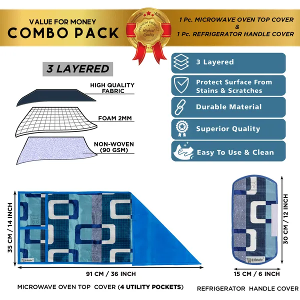 Appliances_Cover_Combo_Set_of_(1_Pc._Microwave_Oven_Top_Cover_+_1_Pc._Microwave_Handle_Cover)