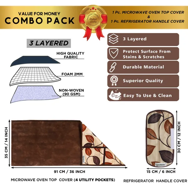 Appliances_Cover_Combo_Set_of_(1_Pc._Microwave_Oven_Top_Cover_+_1_Pc._Microwave_Handle_Cover)
