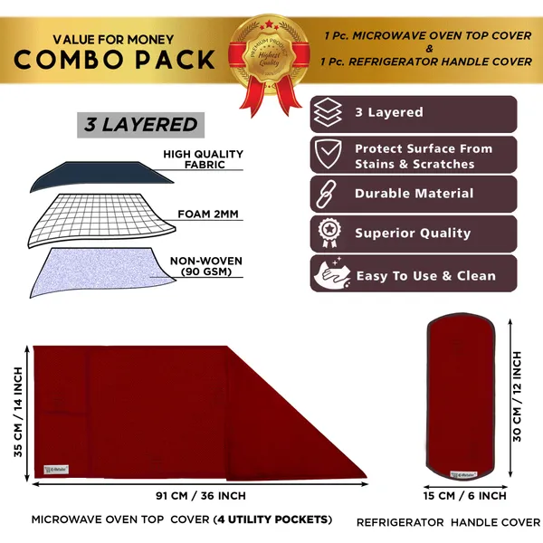 Appliances_Cover_Combo_Set_of_(1_Pc._Microwave_Oven_Top_Cover_+_1_Pc._Microwave_Handle_Cover)