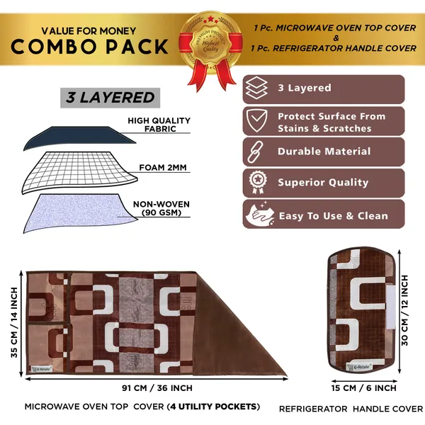 Appliances_Cover_Combo_Set_of_(1_Pc._Microwave_Oven_Top_Cover_+_1_Pc._Microwave_Handle_Cover)