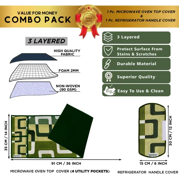 Appliances_Cover_Combo_Set_of_(1_Pc._Microwave_Oven_Top_Cover_+_1_Pc._Microwave_Handle_Cover)