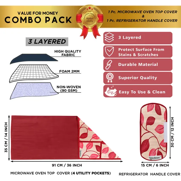 Appliances_Cover_Combo_Set_of_(1_Pc._Microwave_Oven_Top_Cover_+_1_Pc._Microwave_Handle_Cover)