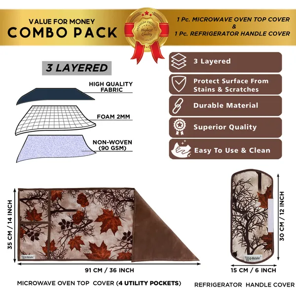 Appliances_Cover_Combo_Set_of_(1_Pc._Microwave_Oven_Top_Cover_+_1_Pc._Microwave_Handle_Cover)