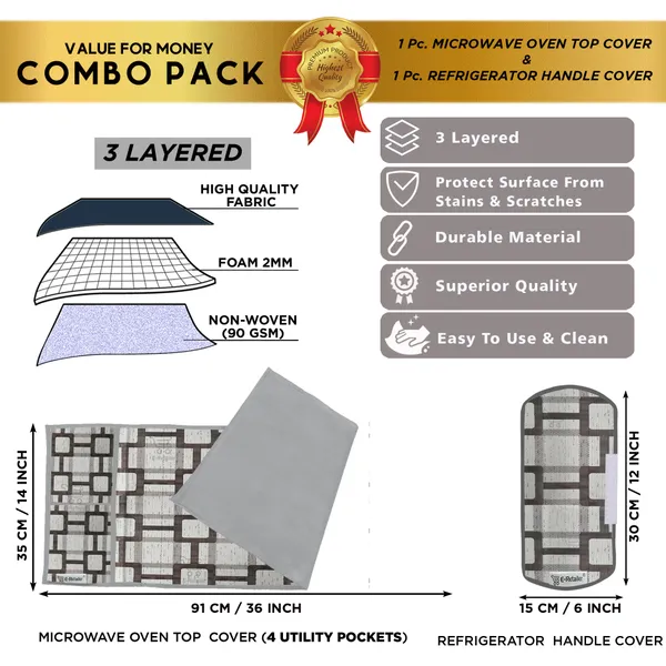 Appliances_Cover_Combo_Set_of_(1_Pc._Microwave_Oven_Top_Cover_+_1_Pc._Microwave_Handle_Cover)