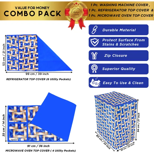 Appliances_Cover_Combo_Set_of_(1_Pc._Fridge_Top_Cover_+_1_Pc._Microwave_Oven_Top_Cover_+_1_Pc._Semi_Automatic_Washing_Machine_Cover)