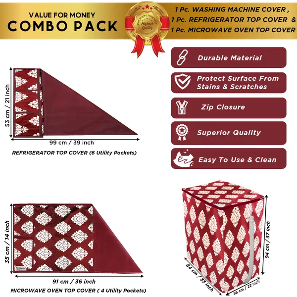 Appliances_Cover_Combo_Set_of_(1_Pc._Fridge_Top_Cover_+_1_Pc._Microwave_Oven_Top_Cover_+_1_Pc._Semi_Automatic_Washing_Machine_Cover)