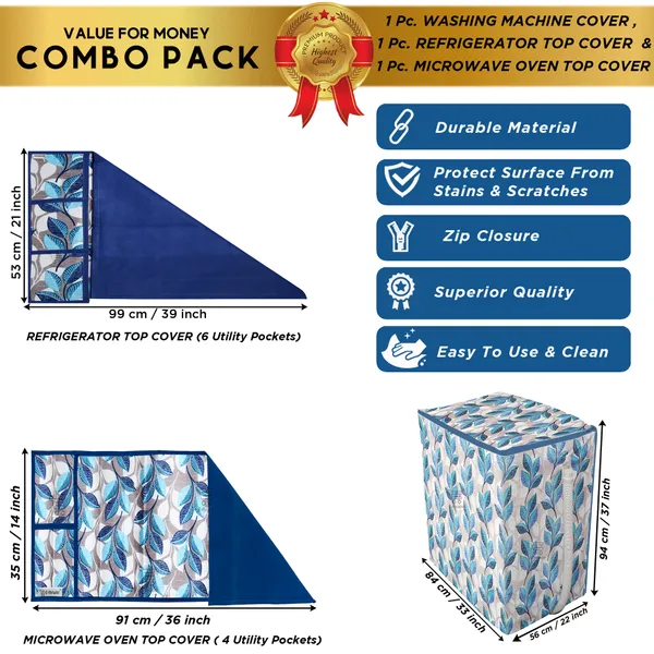 Appliances_Cover_Combo_Set_of_(1_Pc._Fridge_Top_Cover_+_1_Pc._Microwave_Oven_Top_Cover_+_1_Pc._Semi_Automatic_Washing_Machine_Cover)